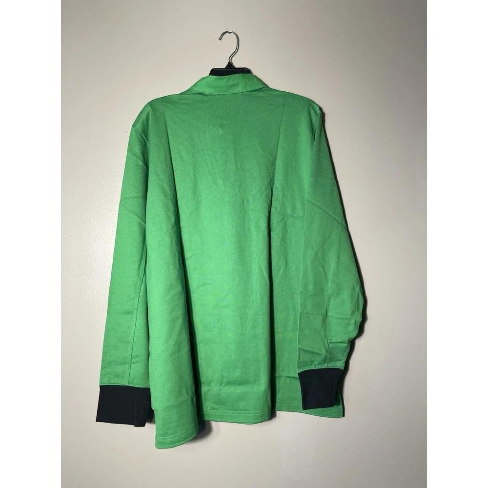 Adidas Austin Football Club Men's Player Travel Long Sleeve Polo Green Sz XL NWT